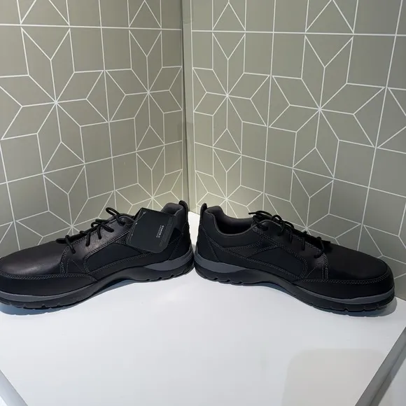 Rockport Works Black Steel Toe Slip Resistant Men's Sz 11.5 - NWT