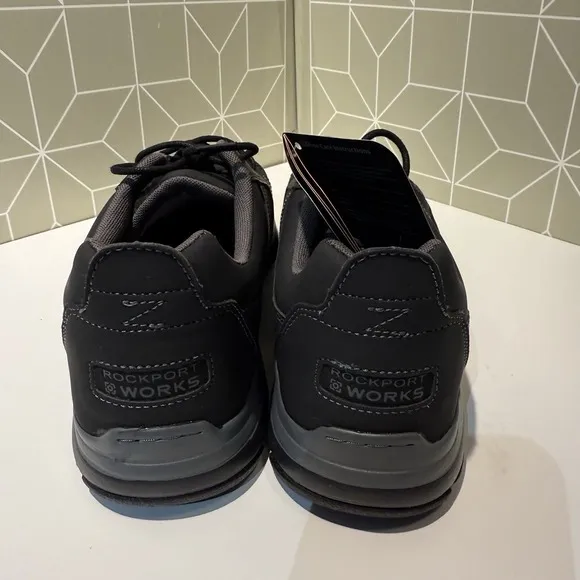 Rockport Works Black Steel Toe Slip Resistant Men's Sz 11.5 - NWT