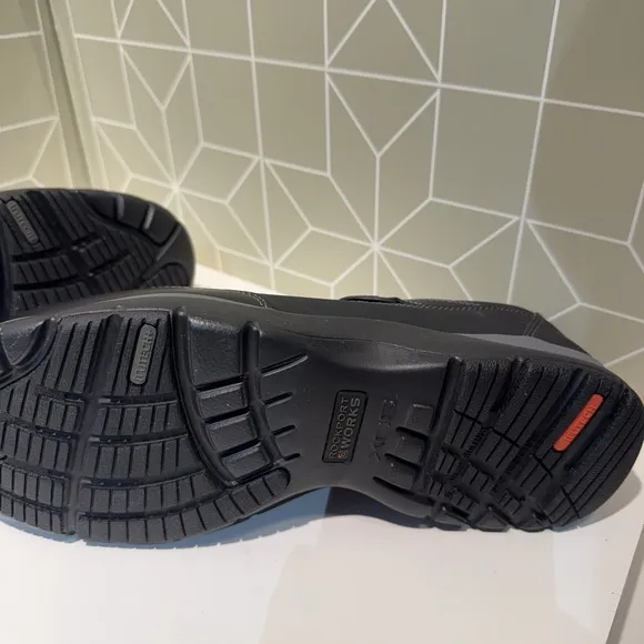 Rockport Works Black Steel Toe Slip Resistant Men's Sz 11.5 - NWT