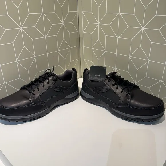 Rockport Works Black Steel Toe Slip Resistant Men's Sz 11.5 - NWT