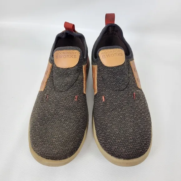 Rockport Works Mens Slip Resistant Shoes Sz 9.5