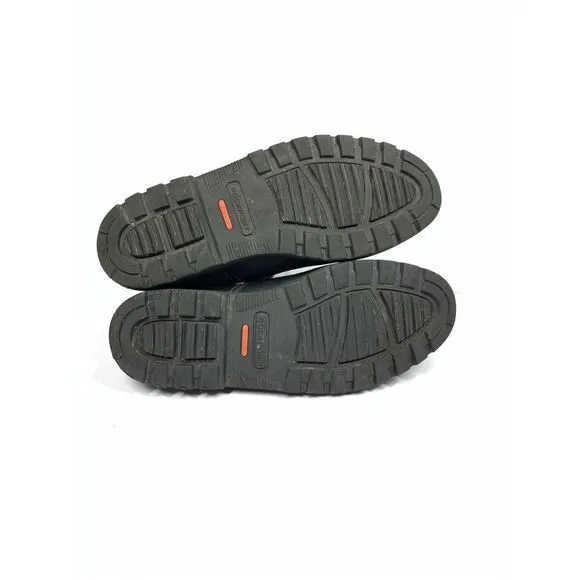 Rockport Weather or Not Moc Toe Waterproof Boots BLACK Laces Mens Size 11