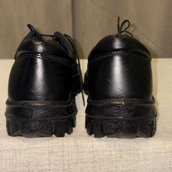 Rocky | Men's TMC Public Service Shoes Wide Width Black Lace-Up Shoes | Size 9.5