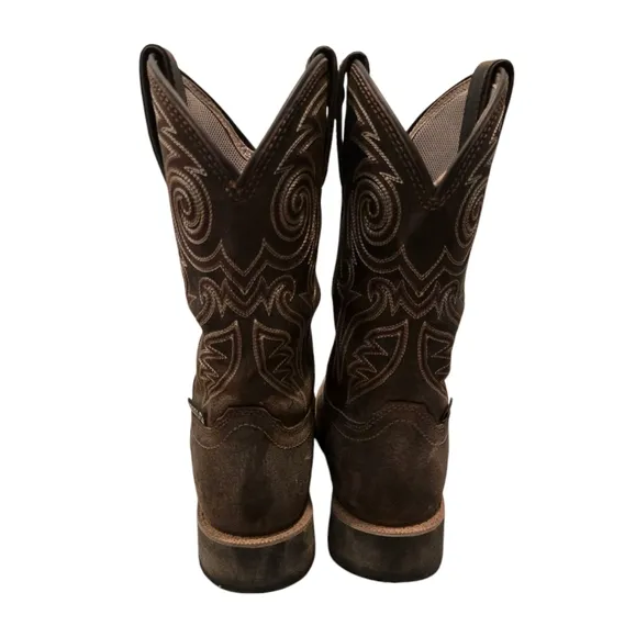 Rocky Monocrepe 11&quot; Dark Brown Leather Boots Steel Toe Waterproof RKW0443 8W