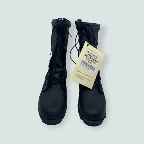RoSearch Women's Combat Boots Black Lace Up Water