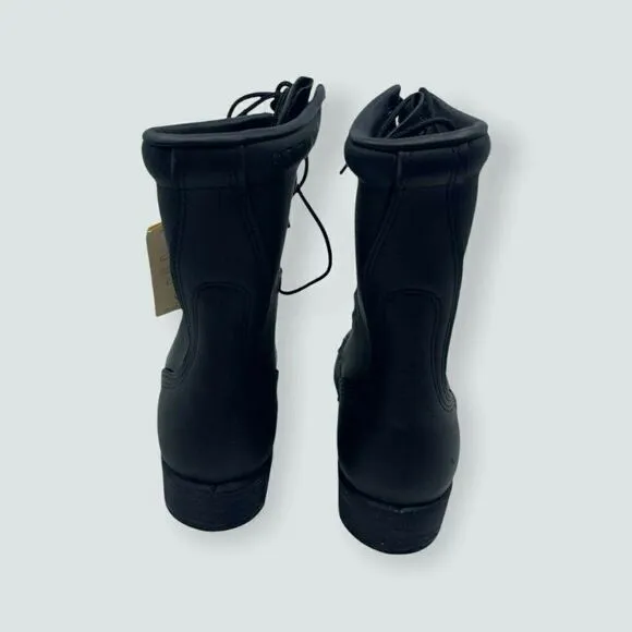 RoSearch Women's Combat Boots Black Lace Up Water