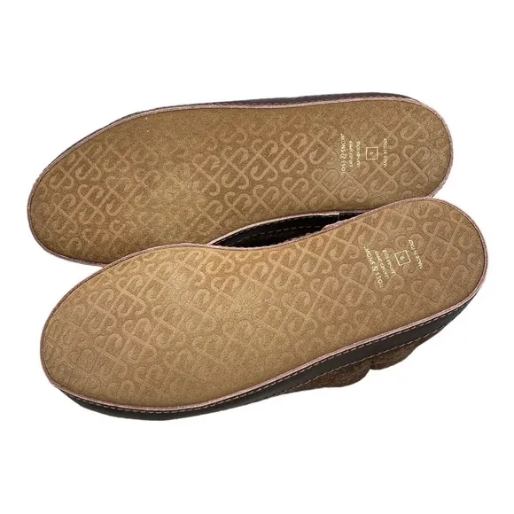 ROSS SNOW Leather KRISTINA Slippers Sz 9