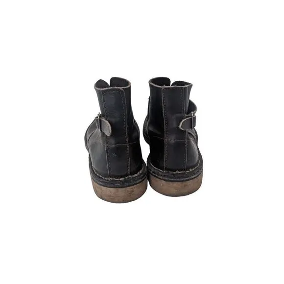 Rossi 666 Shearers Boots Brown Leather Slip Resistant Women's 8 Men's 6