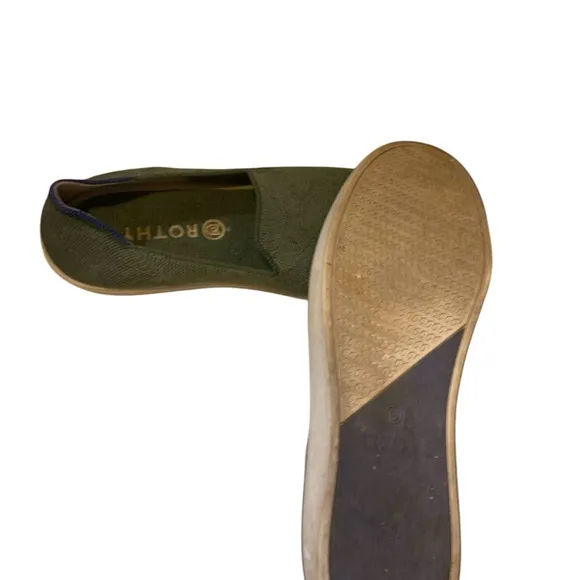 Rothy's Green Slip-On Shoes