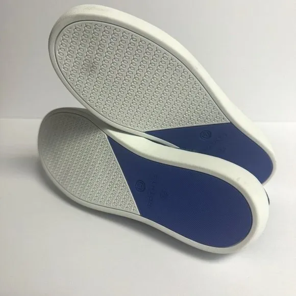 Rothy’s Womens The Sneaker Slip On Blue Slip On Shoes Size 7.5 M