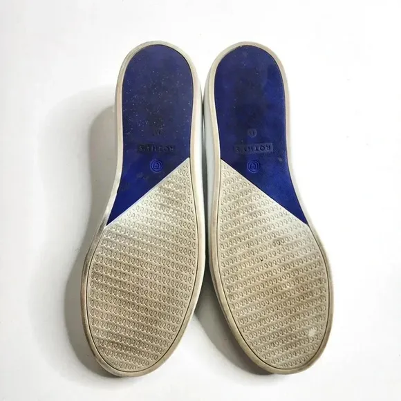 Rothy's Women's White Slip-On Knit Sneakers Shoes Size 11 The Original
