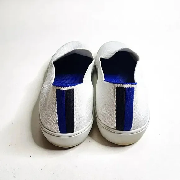 Rothy's Women's White Slip-On Knit Sneakers Shoes Size 11 The Original