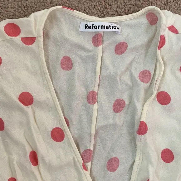 SALE! Reformation polka dot dress