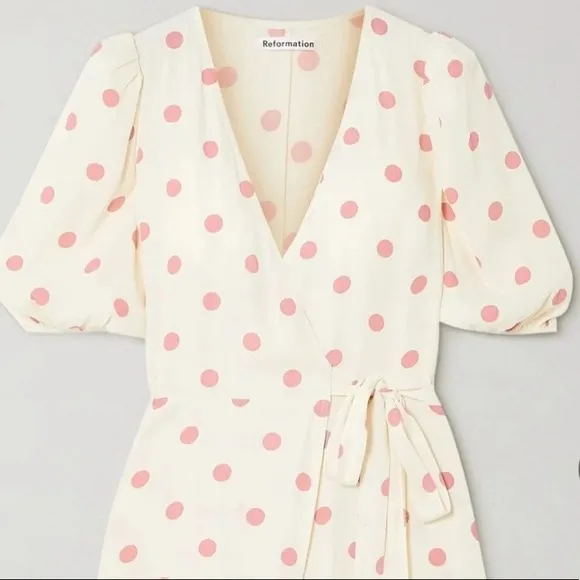 SALE! Reformation polka dot dress