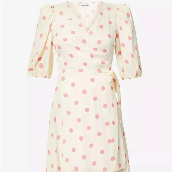 SALE! Reformation polka dot dress