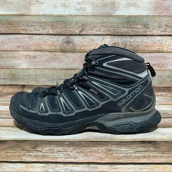 Salomon X Ultra Black Mid Boots