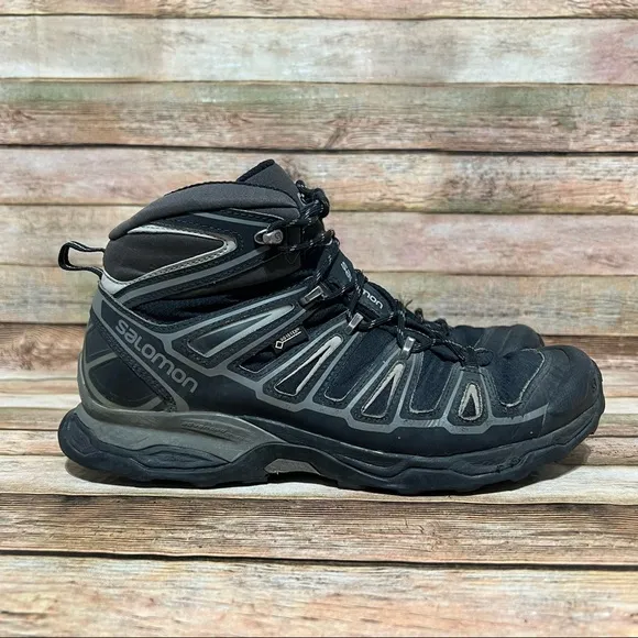 Salomon X Ultra Black Mid Boots