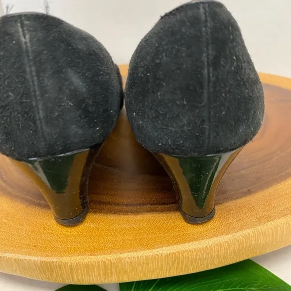 Salvatore Ferragamo Mini Wedge Suede Shoes