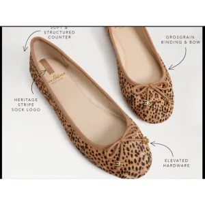 Sam Edelman Felicia Ballet Flats Cheetah Print / Women's Size 8 1/2 Wide