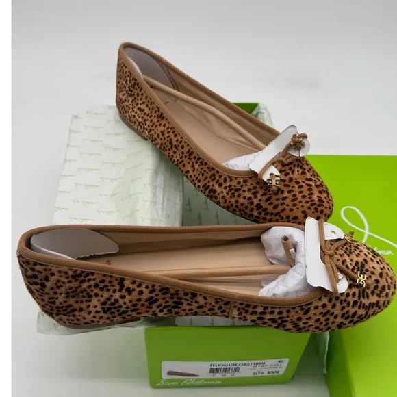 Sam Edelman Felicia Ballet Flats Cheetah Print / Women's Size 8 1/2 Wide