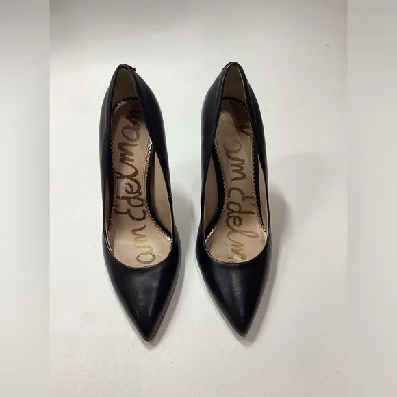 Sam Edelman Hazel Pointed Toe Stiletto Pump In Black