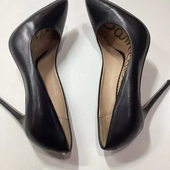 Sam Edelman Hazel Pointed Toe Stiletto Pump In Black