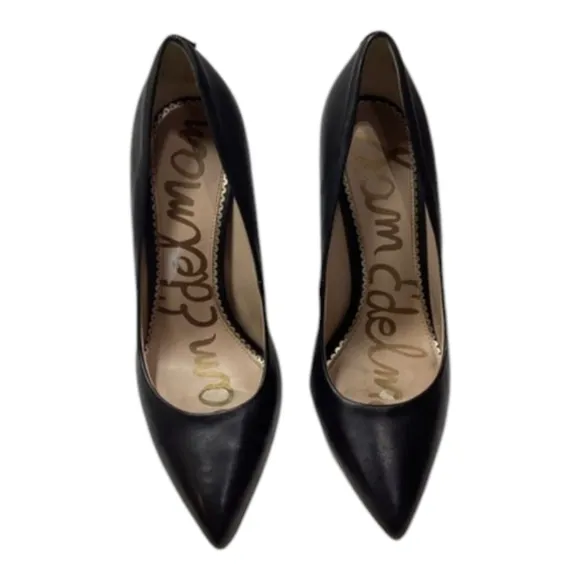 Sam Edelman Hazel Pointed Toe Stiletto Pump In Black