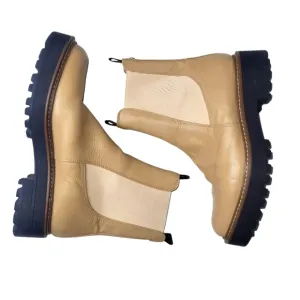 SAM EDELMAN LAGUNA CHELSEA BOOT WATERPROOF LUG SOLE WOMEN 9.5 M Leather