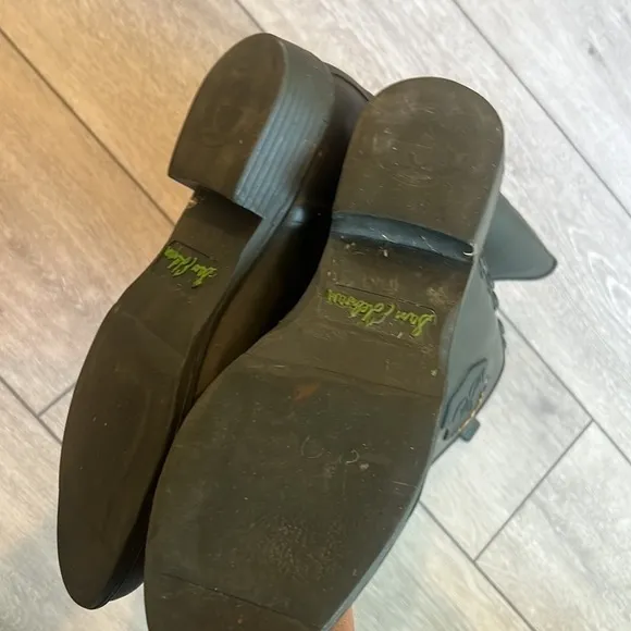 Sam Edelman olive slip on hunter style tall waterproof rain boots size 11