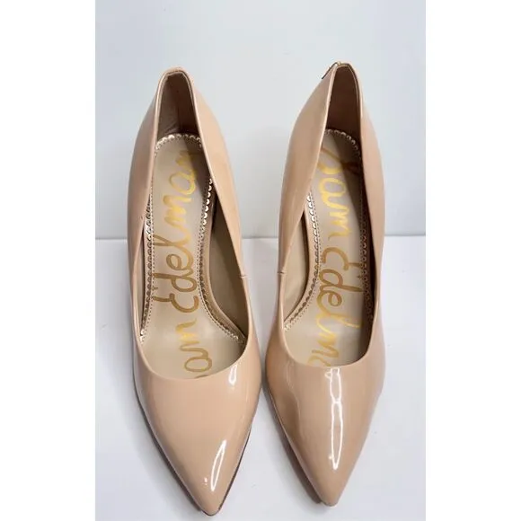 Sam Edelman Shoes Womens Size 7.5 Patent Leather Pointed Toe Hazel Pumps