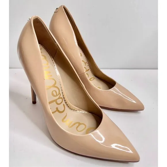 Sam Edelman Shoes Womens Size 7.5 Patent Leather Pointed Toe Hazel Pumps