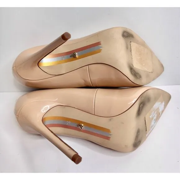 Sam Edelman Shoes Womens Size 7.5 Patent Leather Pointed Toe Hazel Pumps