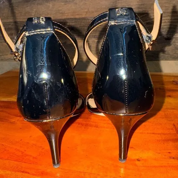 Sam Edelman Black Patent Leather Patti Dress Sandal Size 7M
