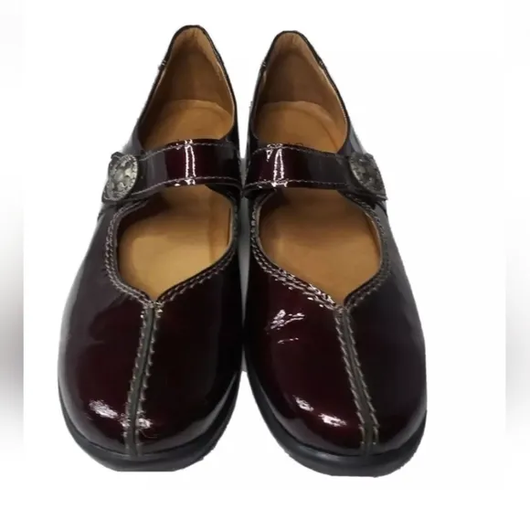 Sanita Women's Trude Mary Janes Brown Metallic Size 9.5 EU 40 Retail $139
