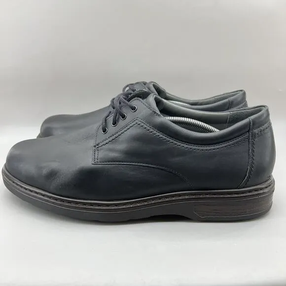 SAS Ambassador Oxford Shoes Men Size 12.5 W Black Leather Comfort Orthopedic Low