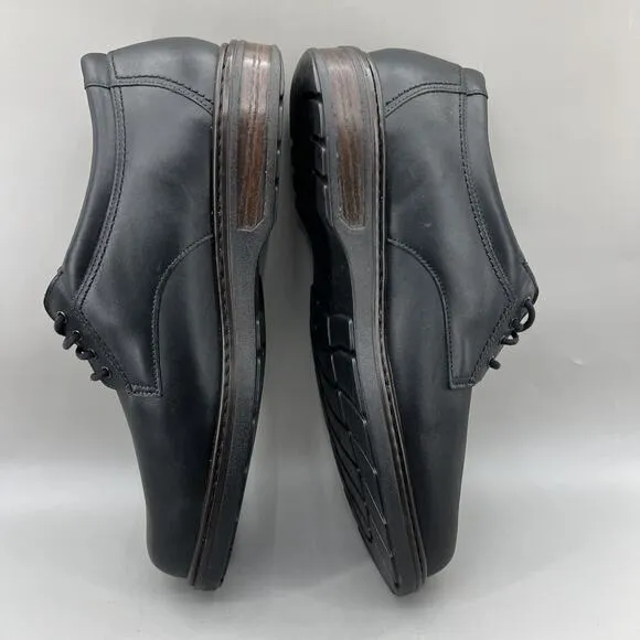 SAS Ambassador Oxford Shoes Men Size 12.5 W Black Leather Comfort Orthopedic Low