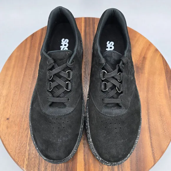 SAS Free Rein Shoes Women's 10 N Black Leather Slip Resistant Platform Sneakers