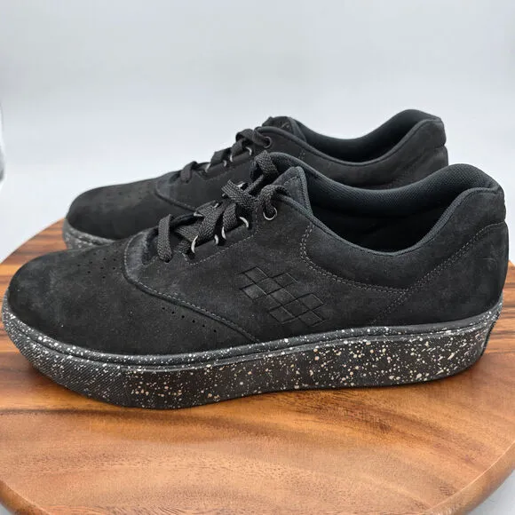 SAS Free Rein Shoes Women's 10 N Black Leather Slip Resistant Platform Sneakers