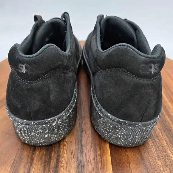 SAS Free Rein Shoes Women's 10 N Black Leather Slip Resistant Platform Sneakers