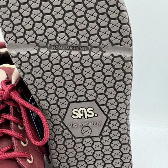 SAS Gretchen Chukka Boots Red Taupe Women's Size 9 Shoes M Slip-Resistant