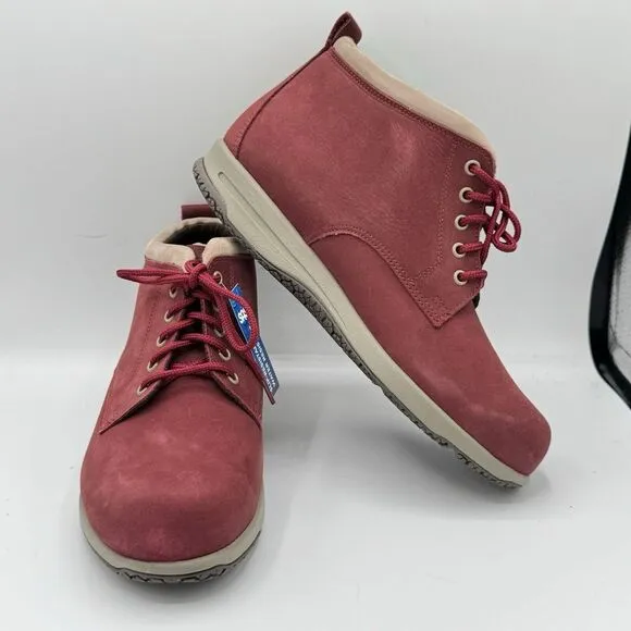 SAS Gretchen Chukka Boots Red Taupe Women's Size 9 Shoes M Slip-Resistant