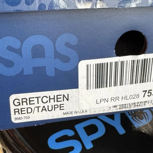 SAS Gretchen Chukka Boots Red Taupe Women's Size 9 Shoes M Slip-Resistant