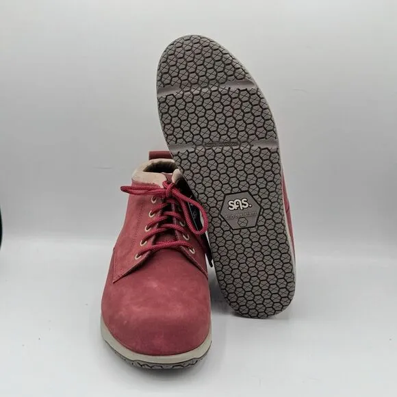 SAS Gretchen Chukka Boots Red Taupe Women's Size 9 Shoes M Slip-Resistant