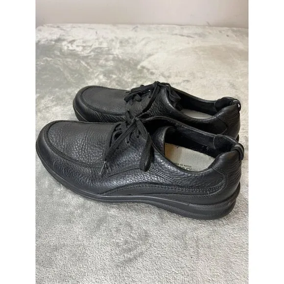 SAS Mens Shoes Walking Comfort Diabetic Orthopedic Black Leather 11.5 M Sneaker