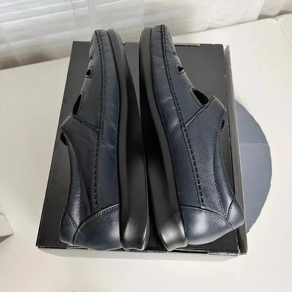 SAS Roamer Womens Size 7.5‎ Wode Mary Jane Blue Leather Orthopedic Comfort Shoes