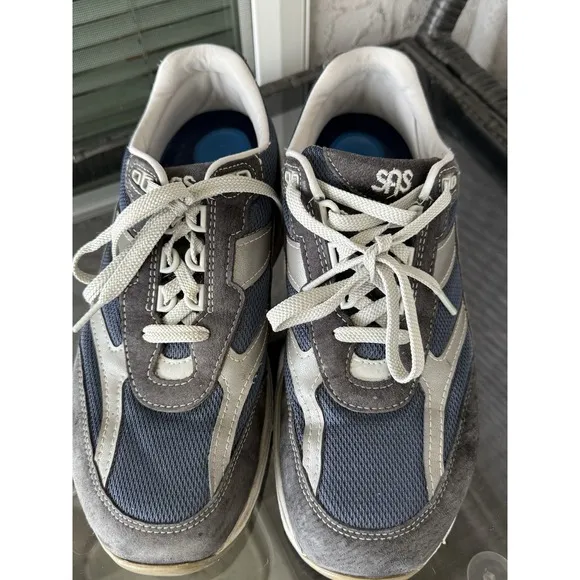 SAS Shoes JOURNEY MESH Tour SNEAKER Mens 10 Blue M Tripad COMFORT WALKING Casual