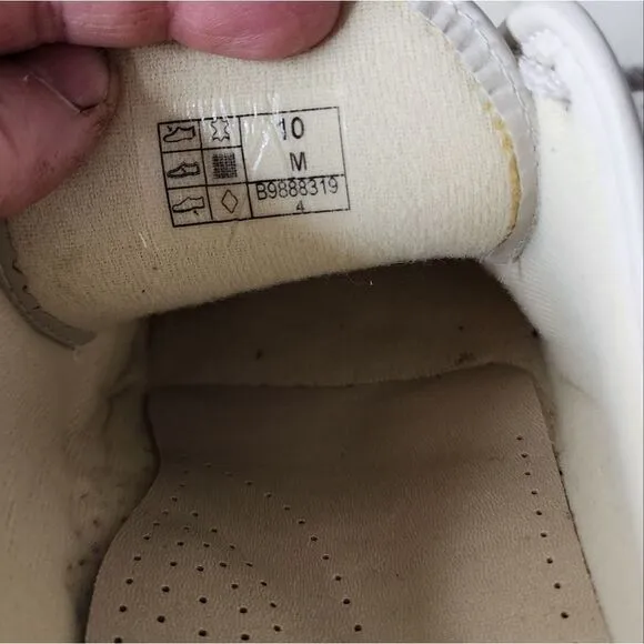 SAS SIESTA Size 10 Beige LEATHER Comfort Shoe Hand Sewn USA Genuine Leather