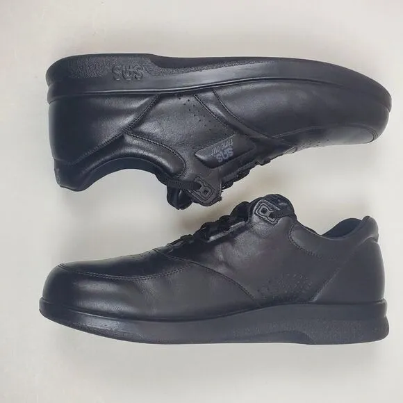 SAS Time Out Tripad Orthopedic Comfort Black Leather Walking Shoes Men Size 14 S