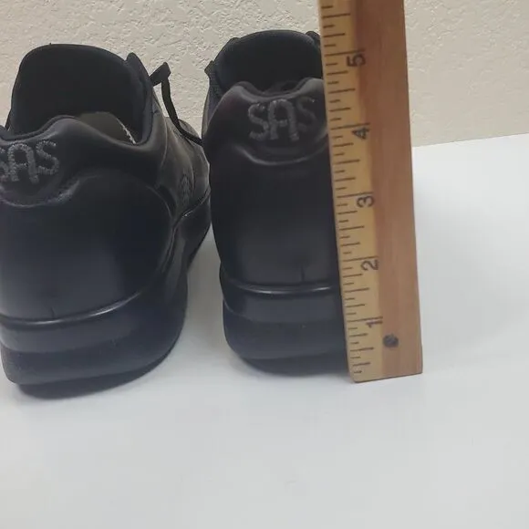 SAS Time Out Tripad Orthopedic Comfort Black Leather Walking Shoes Men Size 14 S