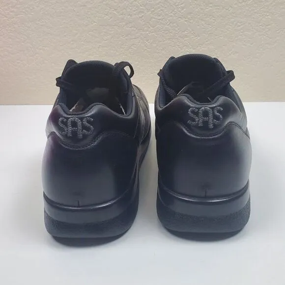 SAS Time Out Tripad Orthopedic Comfort Black Leather Walking Shoes Men Size 14 S